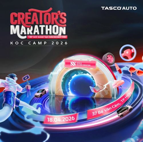 Tasco Auto đồng hành Creator’s Marathon - Kết nối cộng đồng Creator trong kỷ nguyên Digital Sales