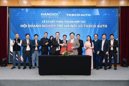 Tasco Auto Ký Kết Hợp Tác Chiến Lược Cùng HANOIBA, Tăng Cường Kết Nối Cộng Đồng Doanh Nghiệp Trẻ Hà Nội